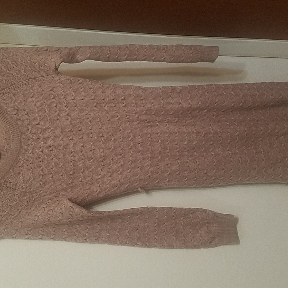 H & M Sweater Dress, size XS, tan